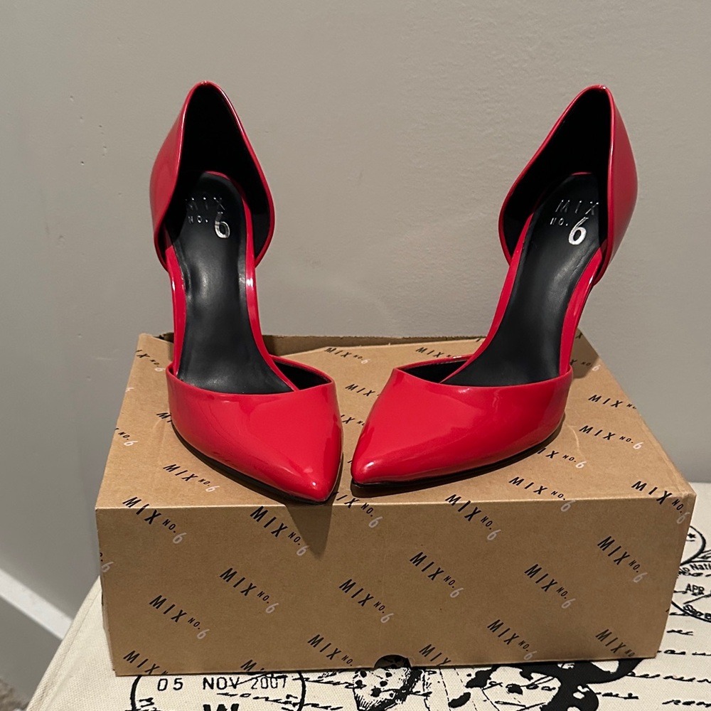 Mix No. 6 Vibrant Red Heels
